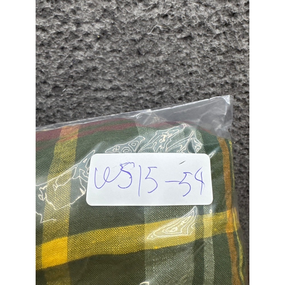 Nicholas Daley Linen Green Plaid Wide Leg Drawstring Cargo Pant Mens Size 30 - Picture 15 of 15
